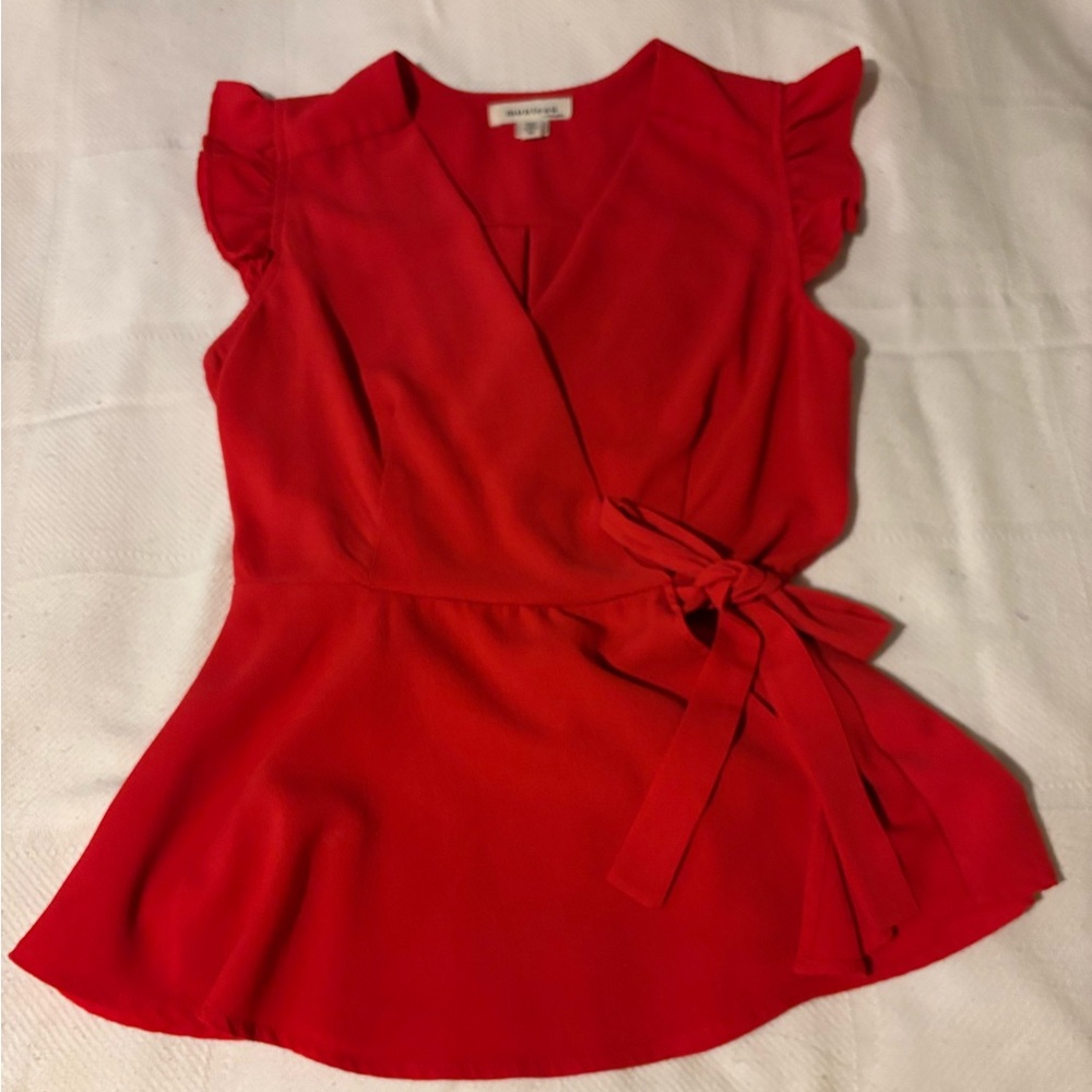 Ruffled blouse